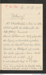 Seite 3, Tagebuch "Göttweig | 1931" (NHMW-PRAE-BBB-73)